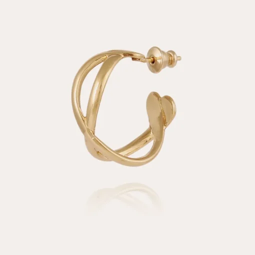 Destinee hoop earrings gold