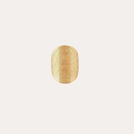 Diva curved ring gold