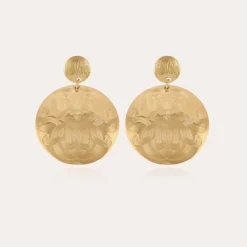 Diva earrings large size gold
