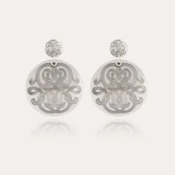 Diva earrings large size silver