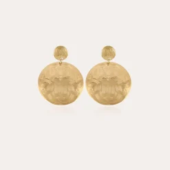 Diva earrings small size gold