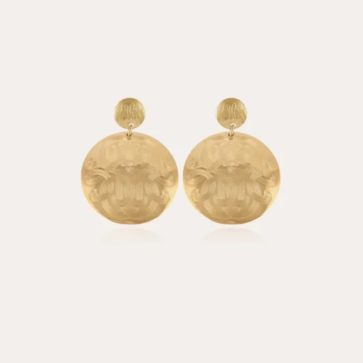Diva earrings small size gold