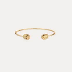 Duality Scaramouche bracelet small size gold - Emerald - Capsule The Precious