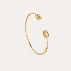 Duality Scaramouche bracelet small size gold - Emerald - Capsule The Precious