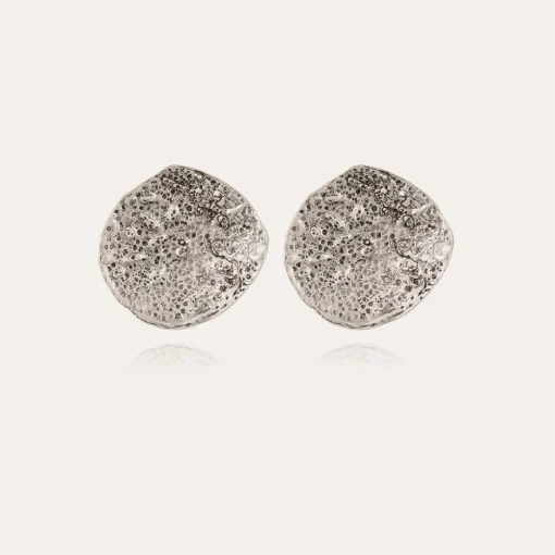 Eclipse Moon earrings silver