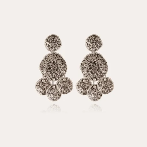 Eclipse Sequin earrings small size silver