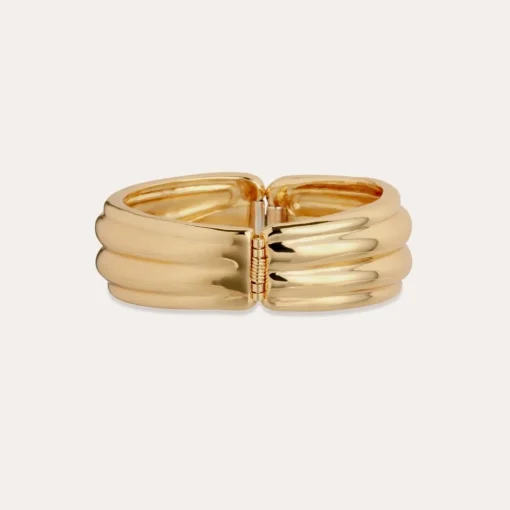 Ecume bicolor bracelet gold