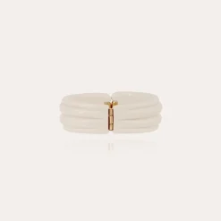 Ecume bracelet acetate gold - Ivory