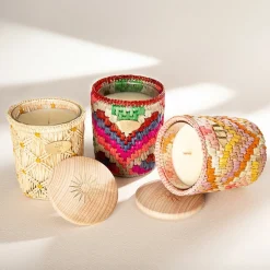 Ensoleille Moi candle raffia