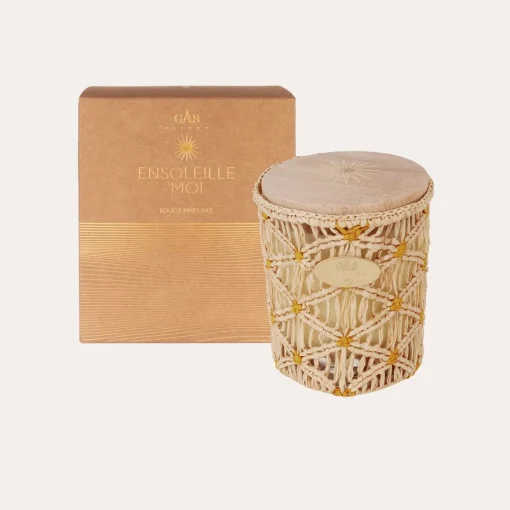Ensoleille moi candle raffia