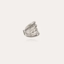 Etincelle cabochons ring silver