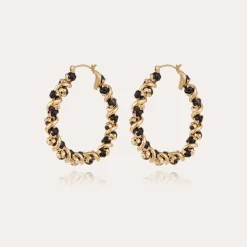 Eurydice hoop earrings gold