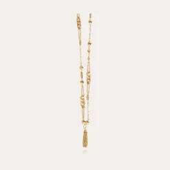 Filou long necklace gold