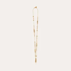 Filou long necklace gold