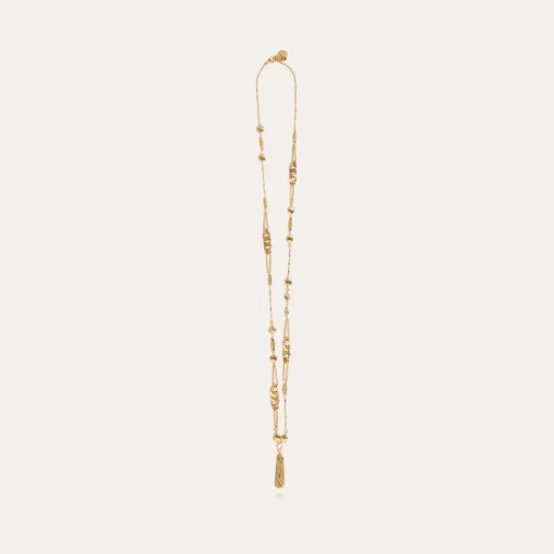 Filou long necklace gold
