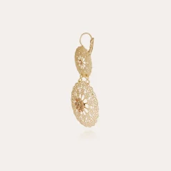 Flocon Double earrings mini gold
