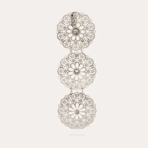 Flocon Triple earrings mini silver