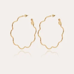 Florette hoop earrings gold