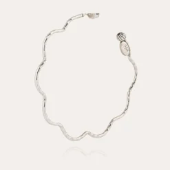 Florette hoop earrings silver
