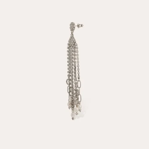 Grace strass earrings silver
