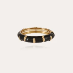 Idra enamel bracelet gold