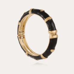 Idra enamel bracelet gold