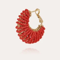 Izzia earrings small size gold