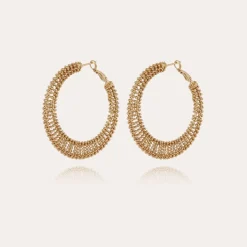 Izzia very large size earrings gold