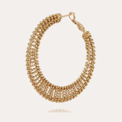 Izzia very large size earrings gold