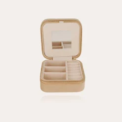 Jewerly box velvet small size - Beige