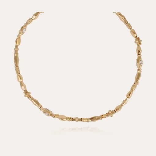 Kali strass necklace gold
