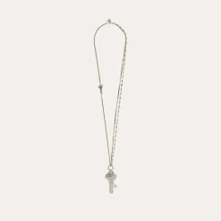 Lancelot long necklace silver