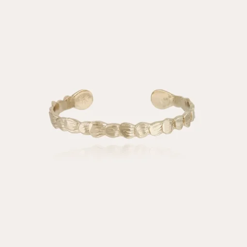Liane bangle bracelet large size gold