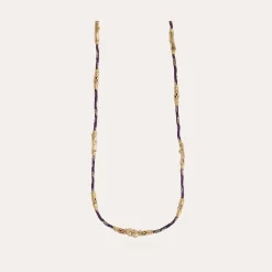 Lima long necklace gold