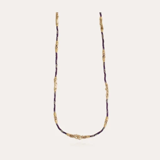 Lima long necklace gold