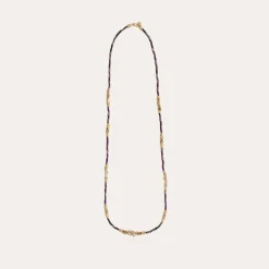 Lima long necklace gold