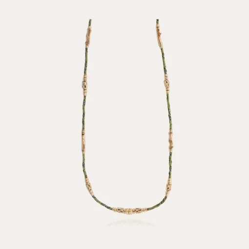 Lima long necklace gold