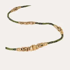 Lima long necklace gold