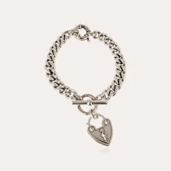 Locked bracelet silver
