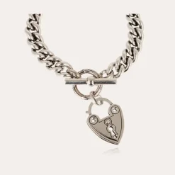 Locked bracelet silver