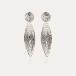 Longwave earrings small size silver