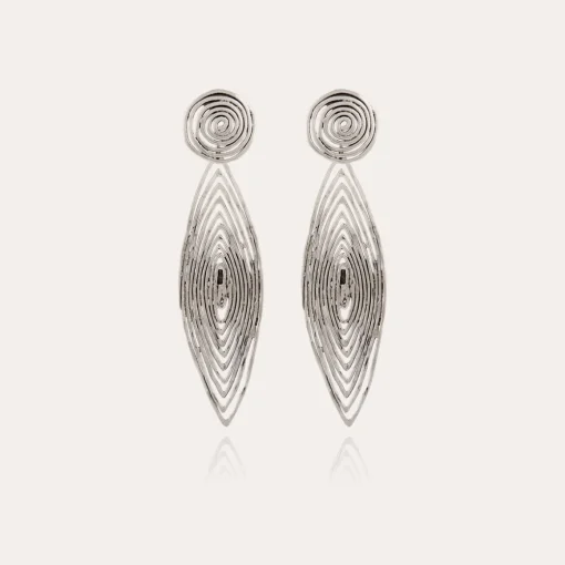 Longwave earrings small size silver