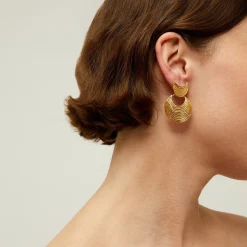Luna Wave earrings mini gold