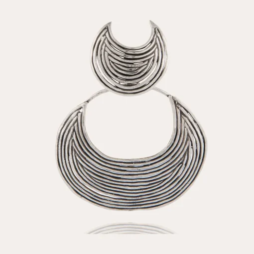 Luna Wave earrings silver
