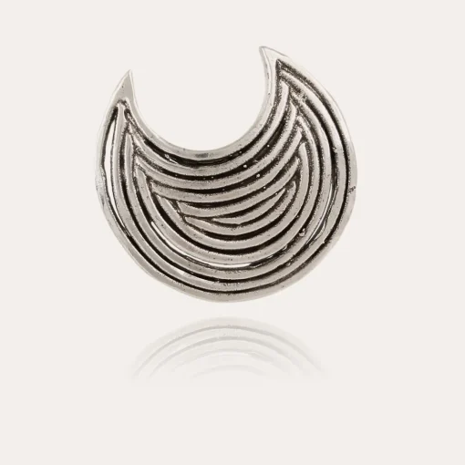 Luna Wave studs earrings silver
