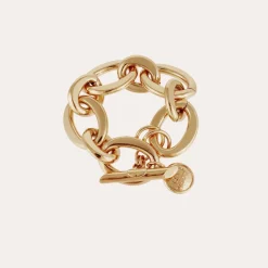 Maille Ovale bracelet medium size gold