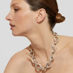 Maille Ovale necklace medium size silver