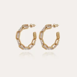 Mako hoop earrings gold