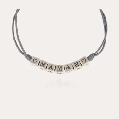 Maman bracelet silver