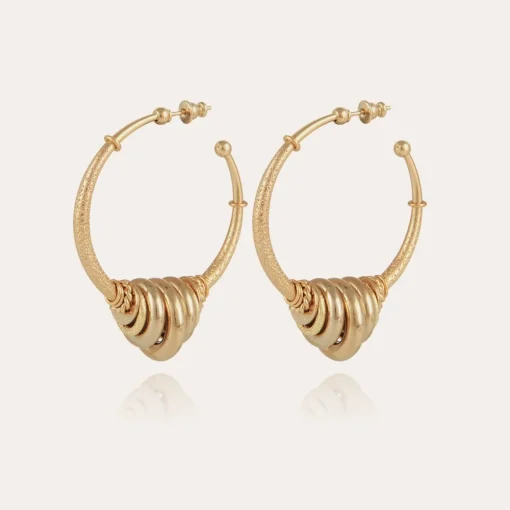 Maranzana hoop earrings gold